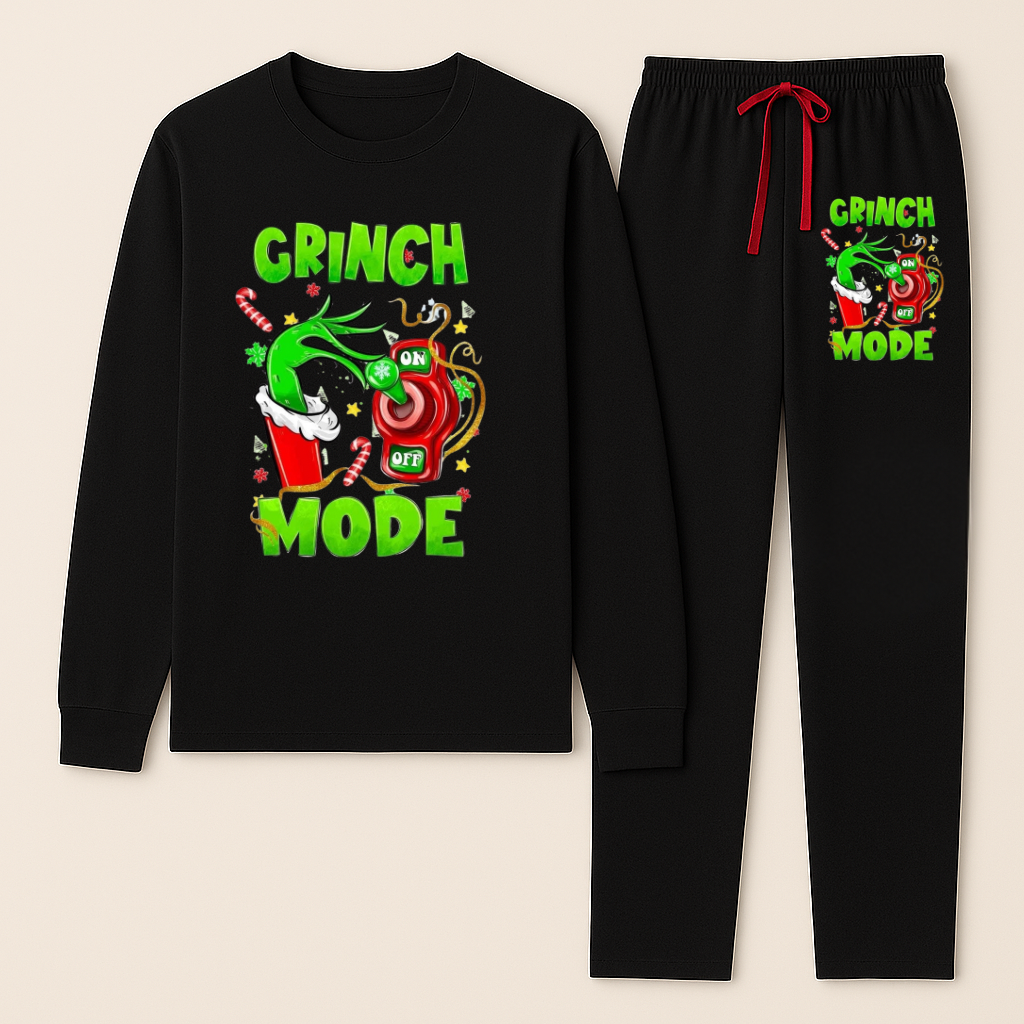 Men’s Custom Grinchmas Pajamas | Holiday Sleepwear for Him🎄 - Artful Impressions