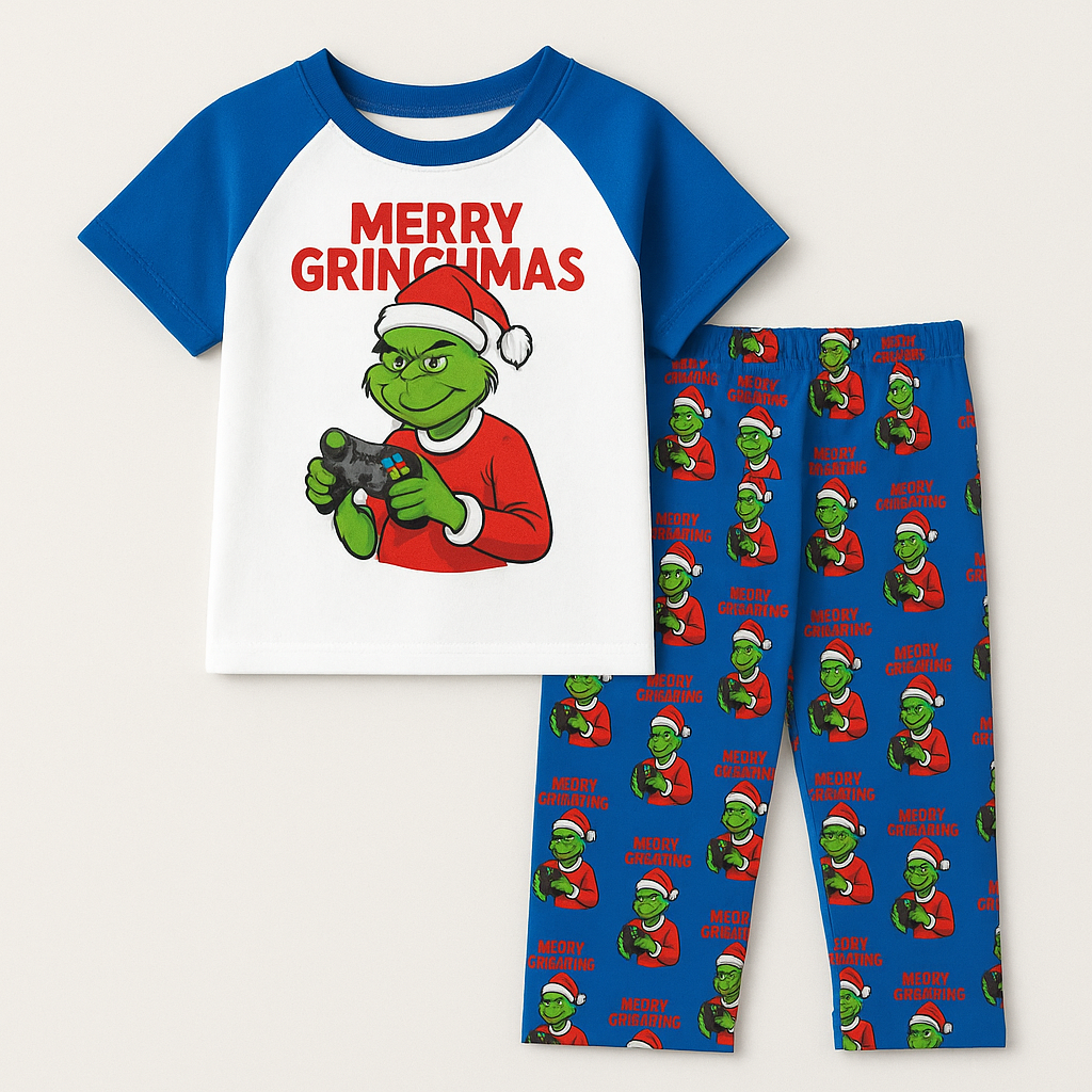 Grinch Kids/Youth Pajama Sets | Holiday ππ - Artful Impressions