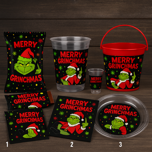 Holiday Grinch Party Supplies & Favors🎄💚 - Artful Impressions
