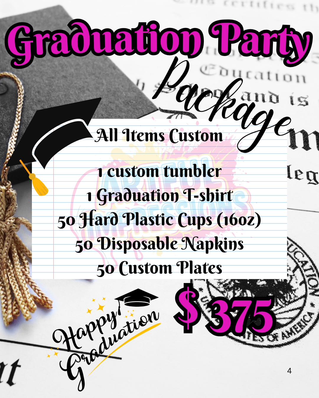 Graduation Packages ✨ 🎓✨ - Artful Impressions