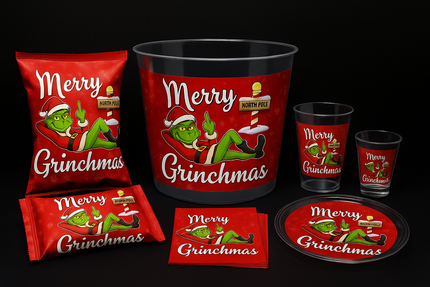 Holiday Grinch Party Supplies & Favors🎄💚 - Artful Impressions