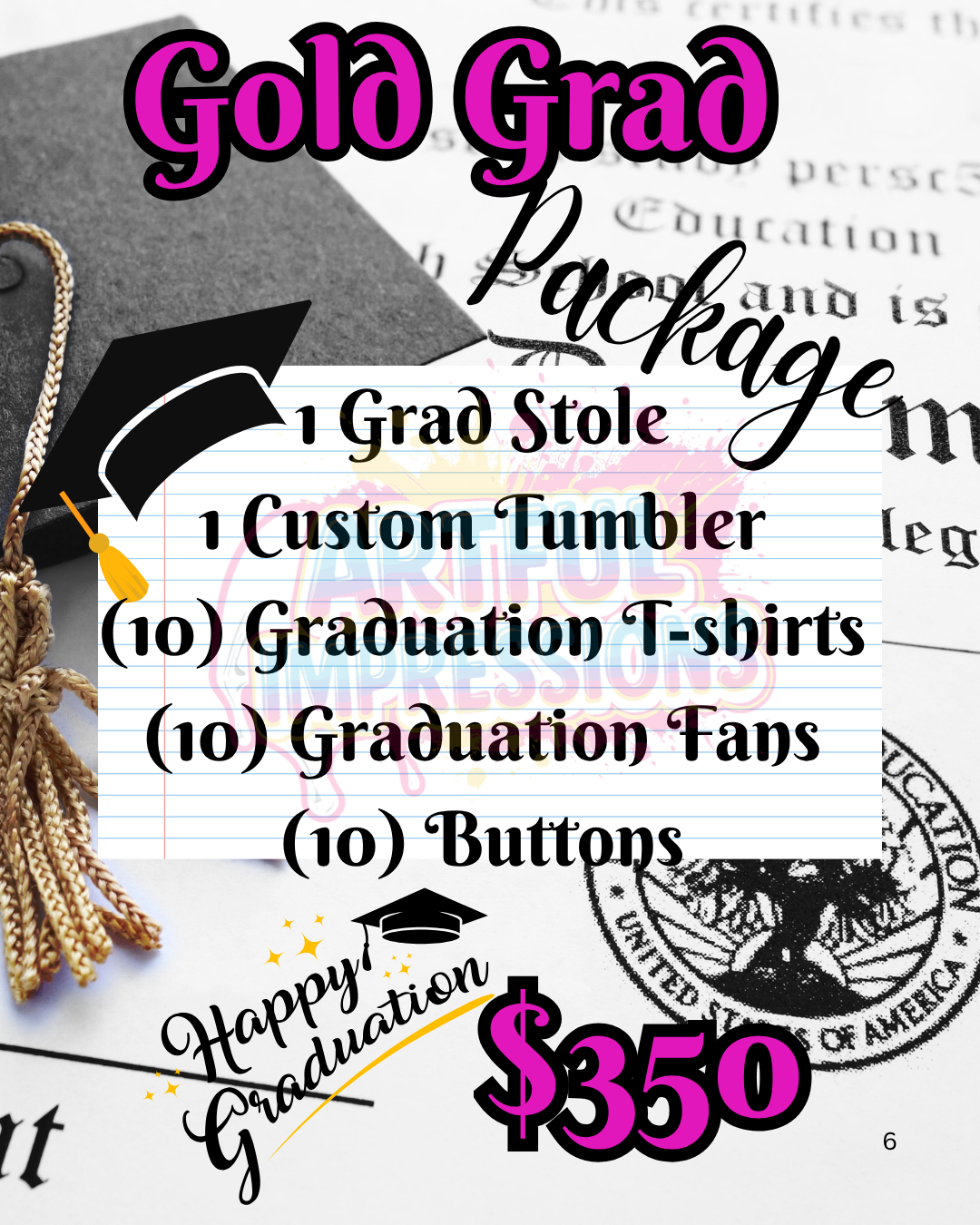 Graduation Packages ✨ 🎓✨ - Artful Impressions
