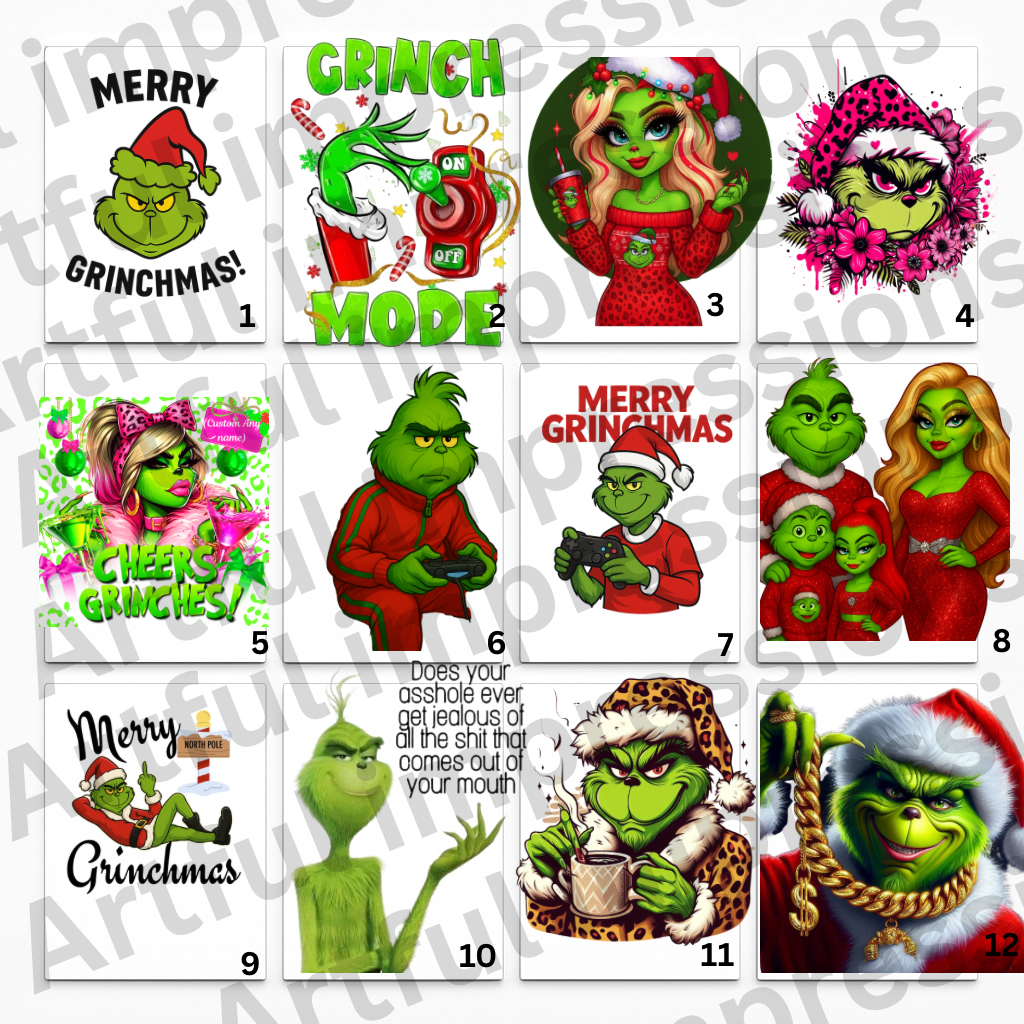Holiday Grinch Party Supplies & Favors🎄💚 - Artful Impressions