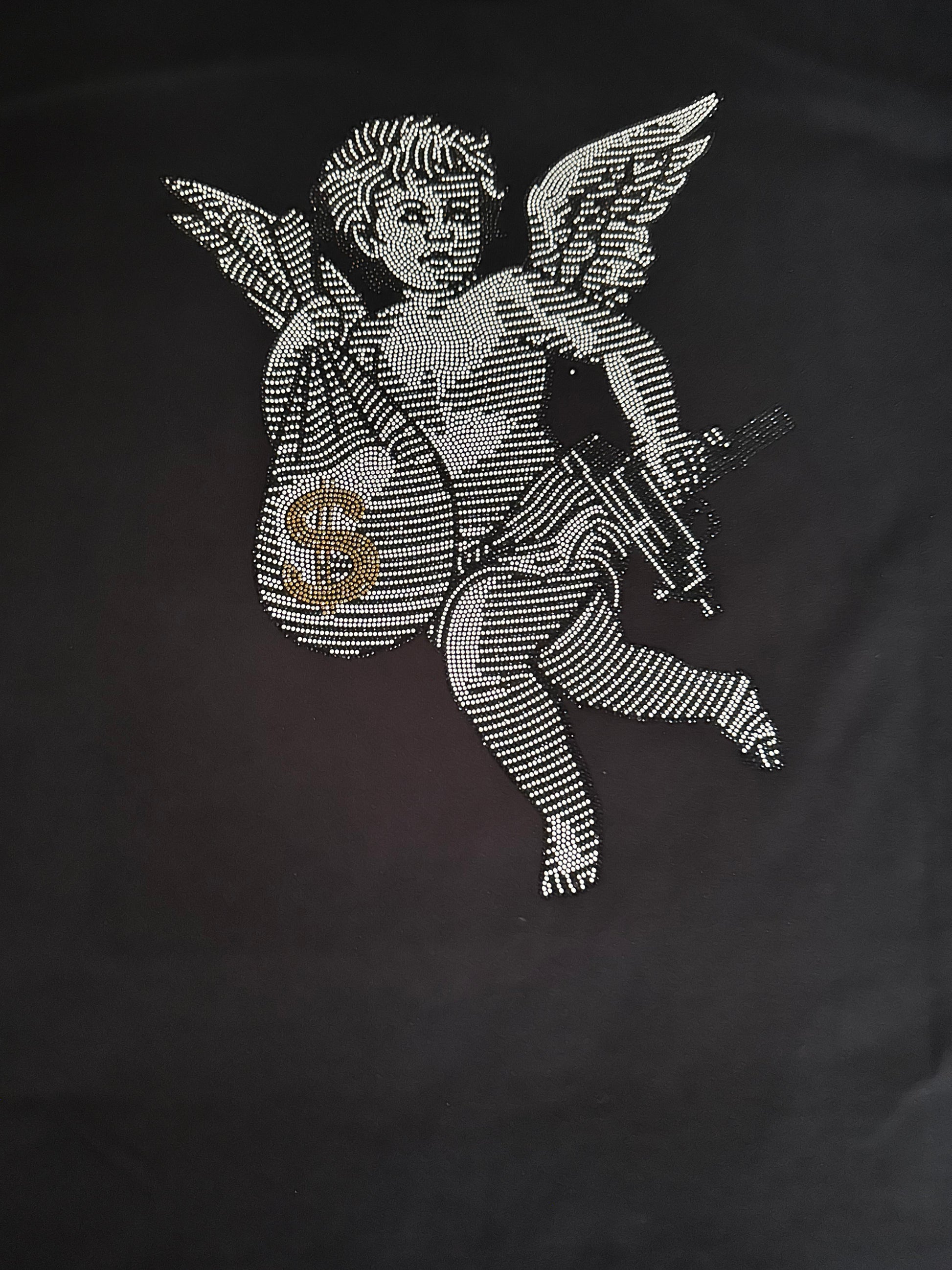 ✨ Custom/ Pre- Printed Rhinestone T-Shirt or Hoodie – Shine in Every Step ✨ - Artful Impressions