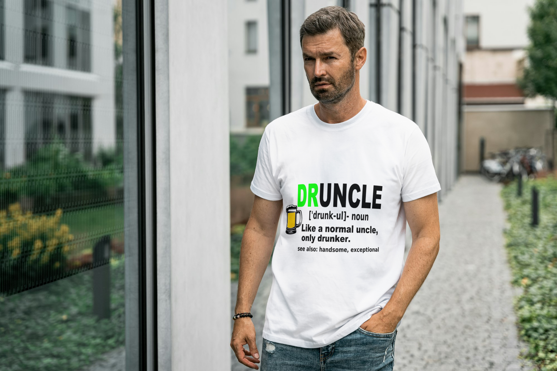 Holiday Druncle T-Shirt – Like a Normal Uncle, Only Drunker - Artful Impressions