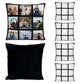 Custom Holiday Keepsake Photo Pillow – 16x16 | 4, 9, or 13 Panel Collage - Artful Impressions